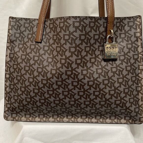 DKNY Commuter‎ Tote Monogram Vintage Women's - Picture 2 of 16